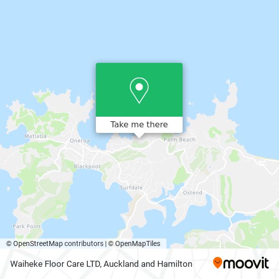 Waiheke Floor Care LTD map