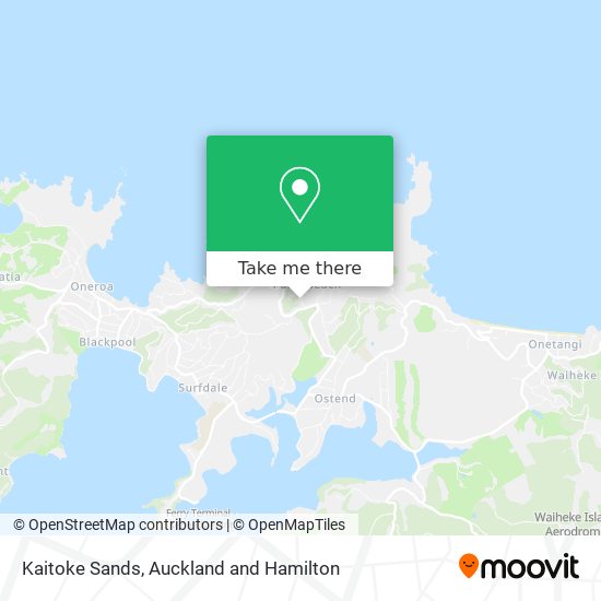 Kaitoke Sands地图