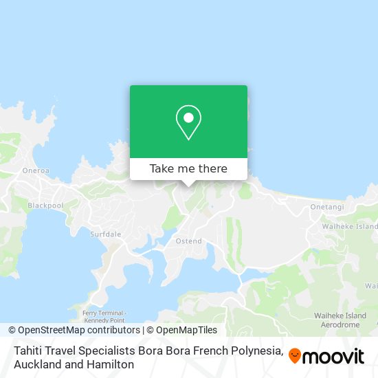 Tahiti Travel Specialists Bora Bora French Polynesia map