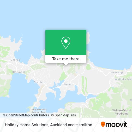 Holiday Home Solutions map
