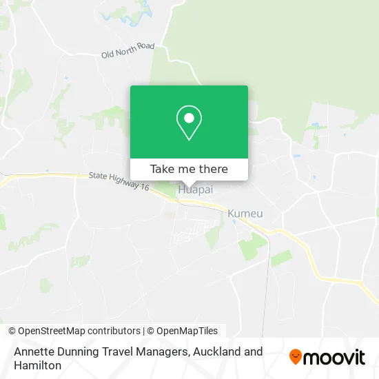 Annette Dunning Travel Managers map