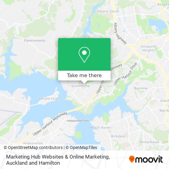 Marketing Hub Websites & Online Marketing map