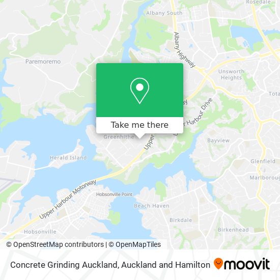 Concrete Grinding Auckland map