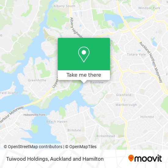 Tuiwood Holdings map