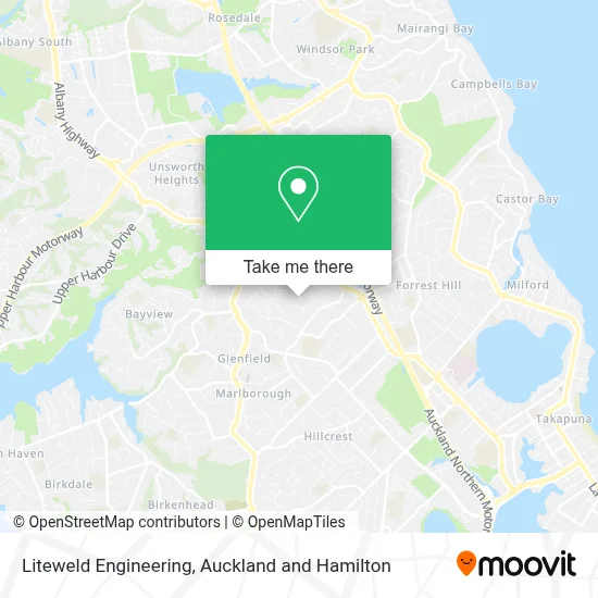 Liteweld Engineering map