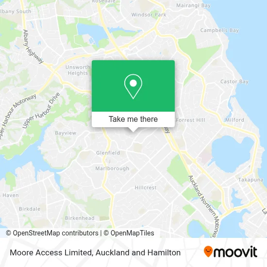 Moore Access Limited map