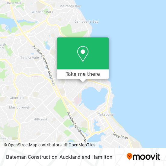Bateman Construction map