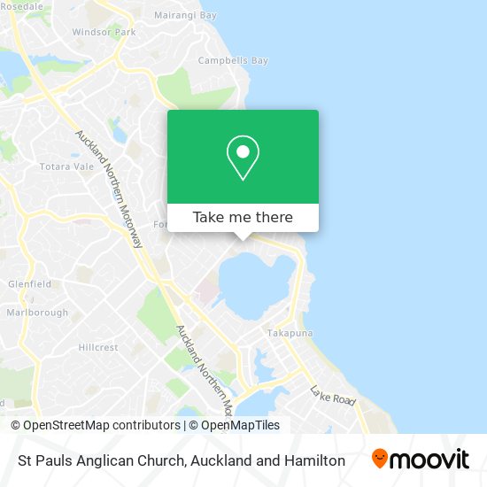 St Pauls Anglican Church map