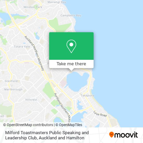 Milford Toastmasters Public Speaking and Leadership Club map