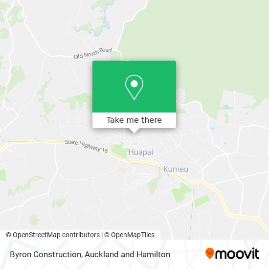 Byron Construction map