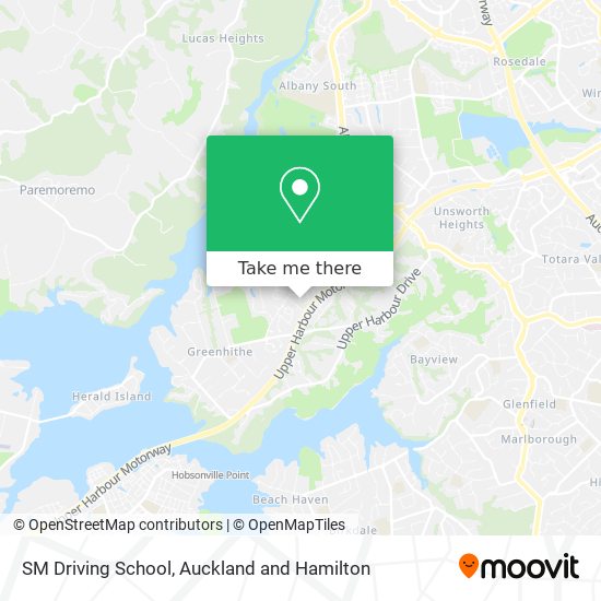 SM Driving School map