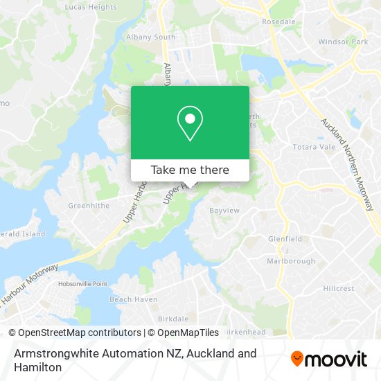 Armstrongwhite Automation NZ map