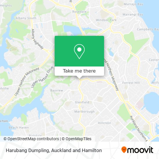 Harubang Dumpling map
