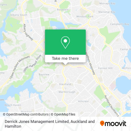 Derrick Jones Management Limited map
