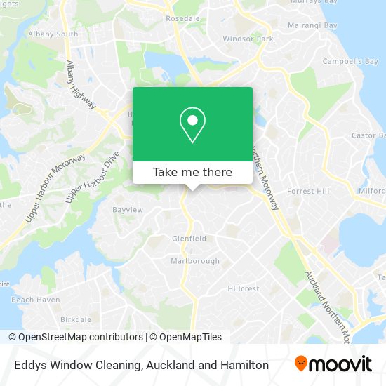 Eddys Window Cleaning map