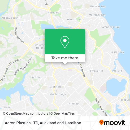 Acron Plastics LTD map