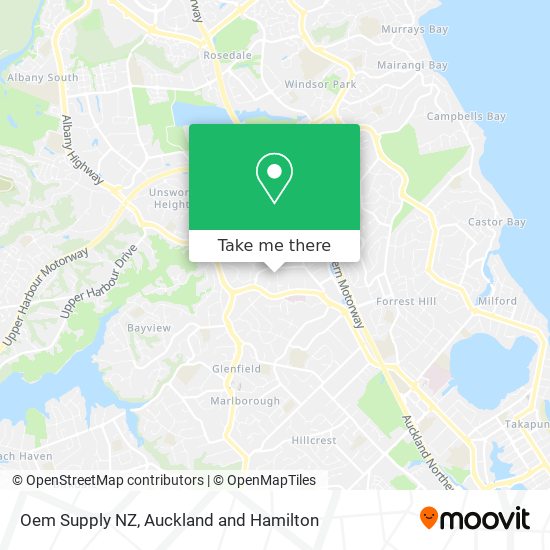 Oem Supply NZ map