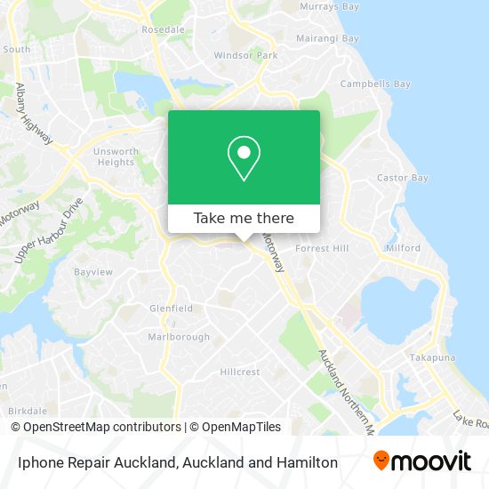 Iphone Repair Auckland map