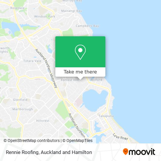 Rennie Roofing map