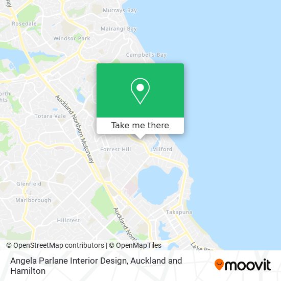 Angela Parlane Interior Design map