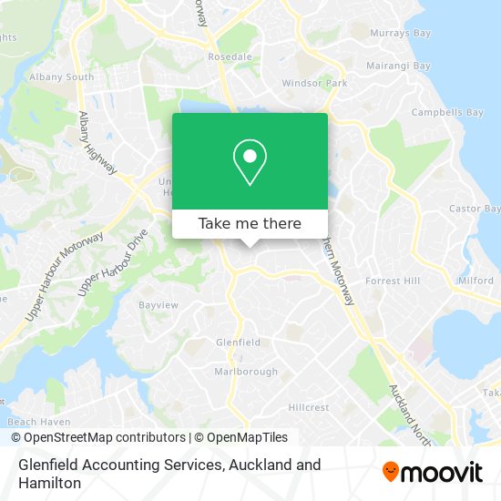 Glenfield Accounting Services map