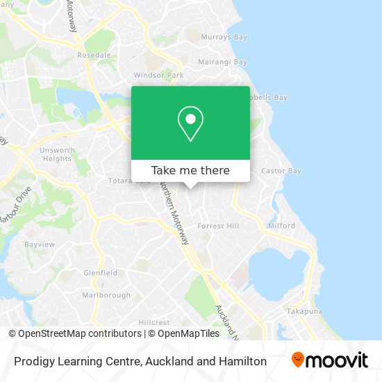 Prodigy Learning Centre map