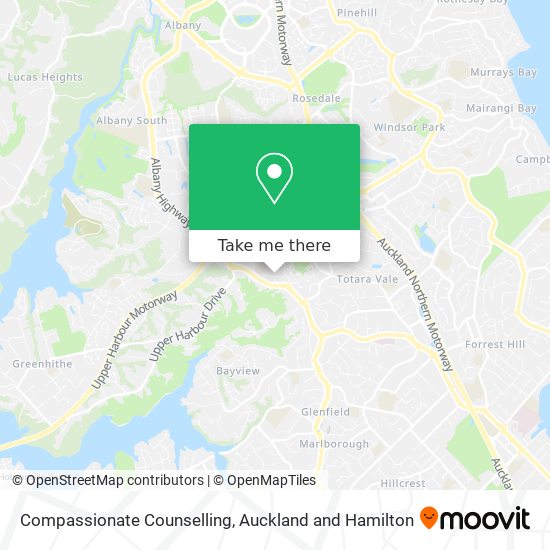 Compassionate Counselling map