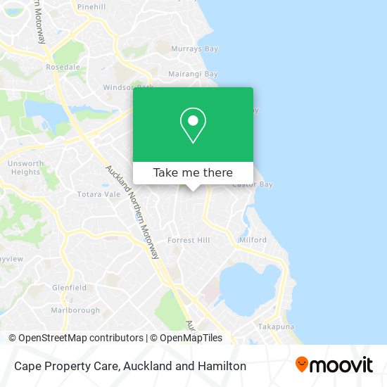 Cape Property Care map