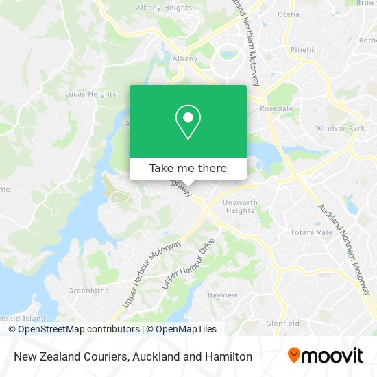 New Zealand Couriers地图
