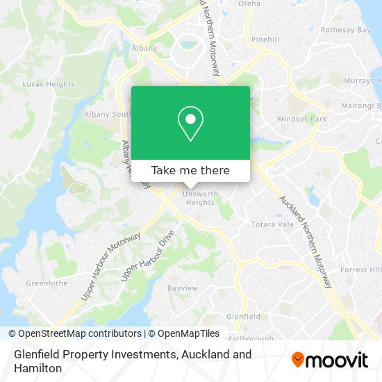 Glenfield Property Investments map
