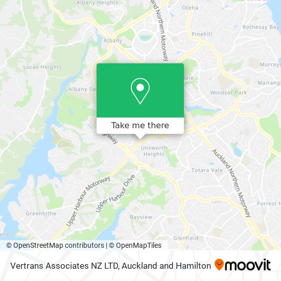 Vertrans Associates NZ LTD map