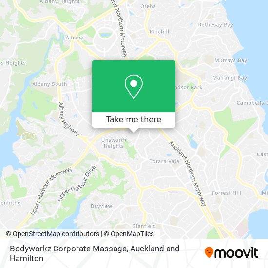 Bodyworkz Corporate Massage map