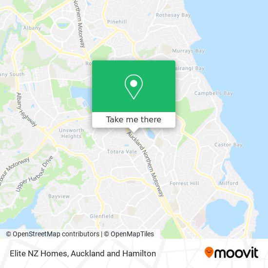 Elite NZ Homes map