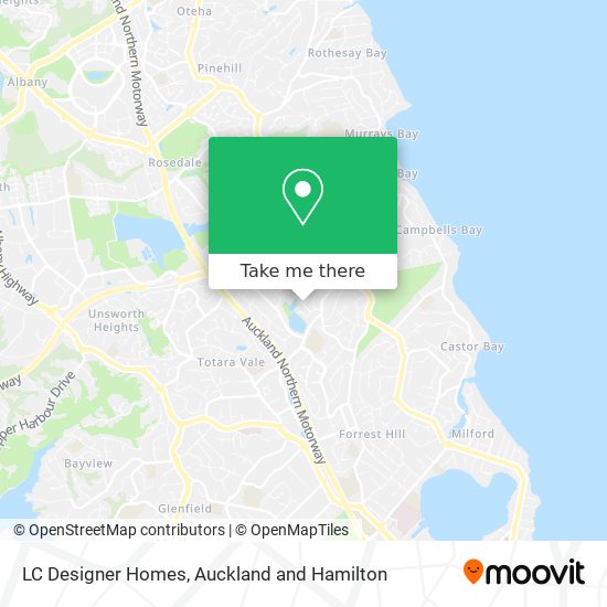 LC Designer Homes map