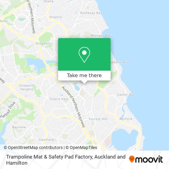 Trampoline Mat & Safety Pad Factory map