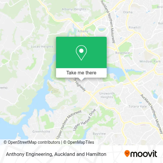 Anthony Engineering map