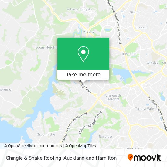 Shingle & Shake Roofing map