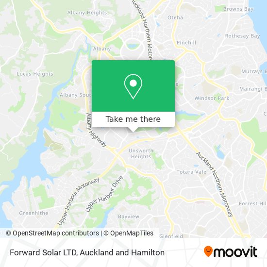 Forward Solar LTD map