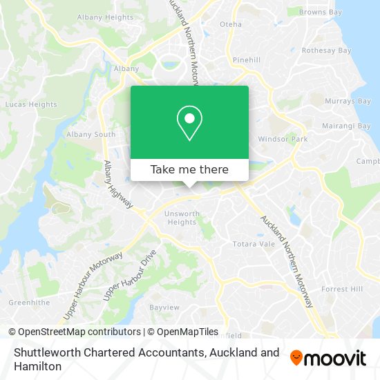 Shuttleworth Chartered Accountants map