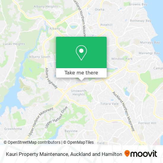 Kauri Property Maintenance map