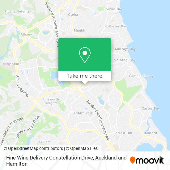 Fine Wine Delivery Constellation Drive map