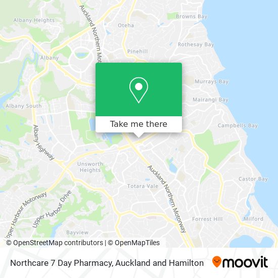 Northcare 7 Day Pharmacy map