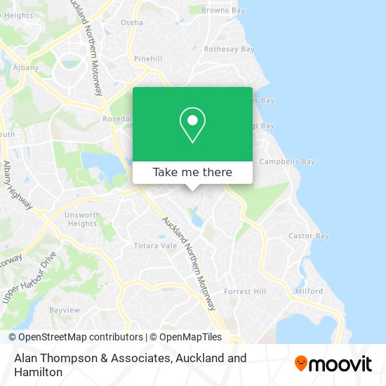 Alan Thompson & Associates map