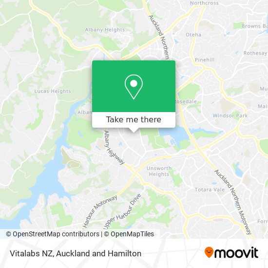 Vitalabs NZ map