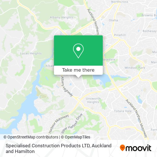 Specialised Construction Products LTD map