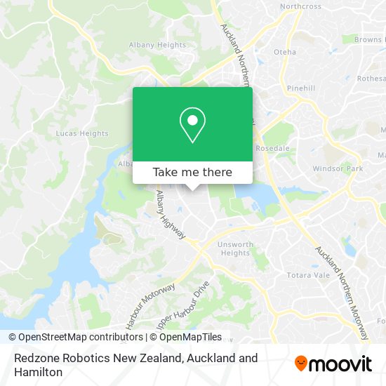 Redzone Robotics New Zealand map