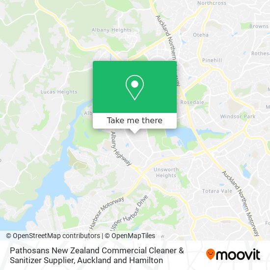 Pathosans New Zealand Commercial Cleaner & Sanitizer Supplier map