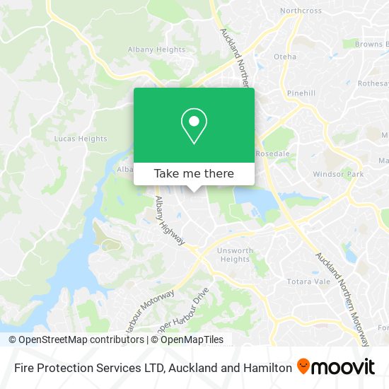 Fire Protection Services LTD map