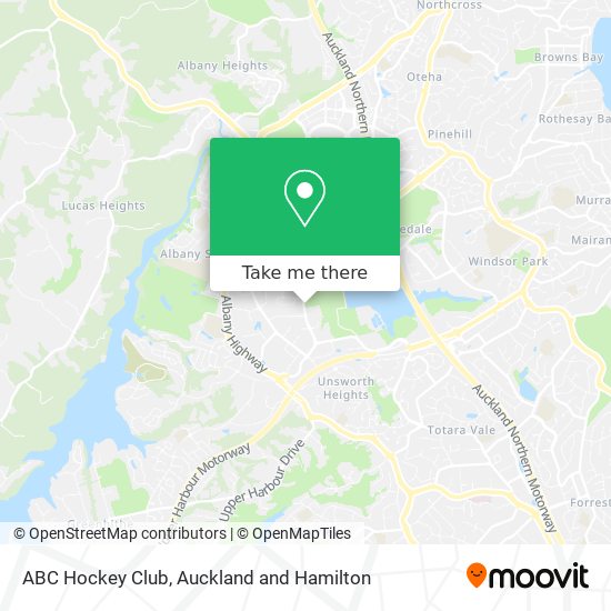 ABC Hockey Club map