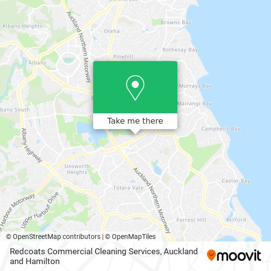 Redcoats Commercial Cleaning Services map